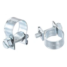 25Pcs Mini Fuel Line Pipe Hose Clamp Clip, 12-14mm Fuel Injection Hose Clamp