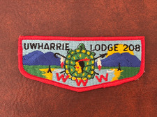 UWHARRIE LODGE 208 OLD OA FLAP  MINT