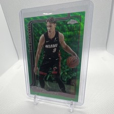 Topps Chrome Pelle Larsson #189 Green Wave Refractor Miami Heat NBA 2024-25