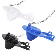 Toilet Tank Stopper Flapper Universal Long-Lasting Rubber Seal Flapper  Chain