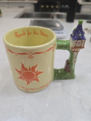 Disney Tangled Rapunzel Tower Mug 12oz Luminaria RARE & Hard To Get! 4¾''t & 3¼''d