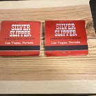 Silver Slipper Gambling Hall Saloon Las Vegas Matchbook Lot x2 - Closed 1988 — photo 2