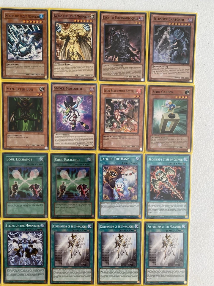 YUGIOH Monarch Deck Complete 40 - Cards with Sleeves - Image 4 of 4
