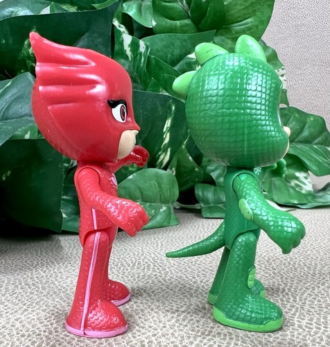 PJ Masks Owlette & Gekko Action Figures - 2017 Just Play Toys - Picture 3 of 8