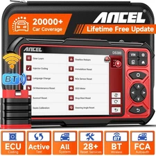 ANCEL DS300 Bidirectional Car OBD2 Scanner Diagnostic Key ECU Coding Oil TPMS