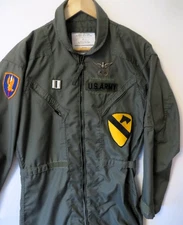 US ARMY FIRE RESISTANT FLIGHT SUIT, 1ST CAV DIV AVIATION, EARLY 90'S