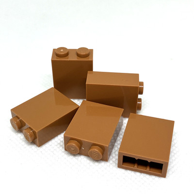 LEGO Parts - Medium Nougat Brick 1 x 2 x 2 - No 3245c - QTY 5