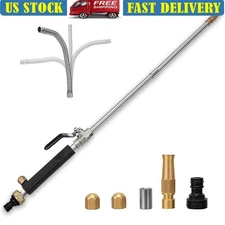 Hydro Deep Jet Power Car Washer Wand Flexible Cleaning W/ Three Nozzles New