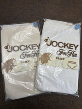 NOS Jockey 1987 combed cotton Brief panties Nip 2 Pcs Size 7 Women Vintage