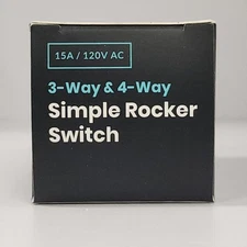 DEAKO DS-SS4N-WHNL-UCX Simple Rocker Switch (1/3/4-Way) New in Box