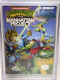 Teenage Mutant Ninja Turtles III: The Manhattan Project Graded 7.0 CGC Nes