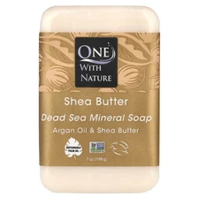 Dead Sea Mineral Bar Soap, Shea Butter, 7 oz (198 g)
