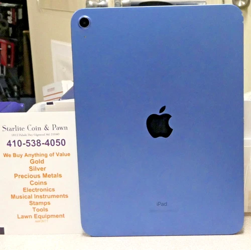 Apple iPad (10th Generation) A2696 64 GB, Wi-Fi, 10.9 in - Blue