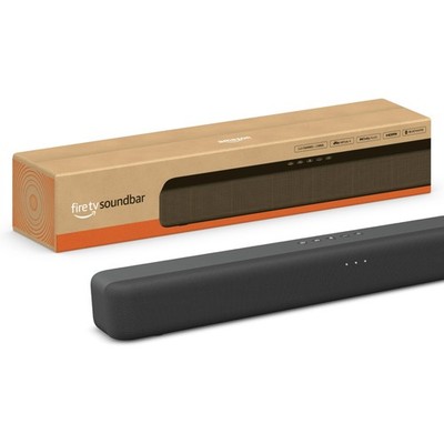 Amazon Fire TV Soundbar, 2.0 speaker with DTS Virtual:X and Dolby Black