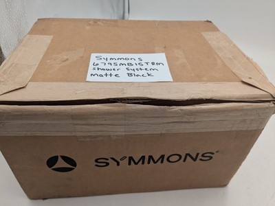 Symmons Identity HydroMersion Pressure Balanced Shower System 6795MB15TRM Black