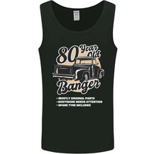 80 Year Old Banger Birthday 80th Mens Vest Tank Top