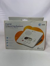 New AT T Digital Answering System With Time and Day Stamp - White 1740