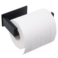 Toilettenpapierhalter Edelstahl Selbstklebend Ohne Bohren Bad KüChe Schwarz 14Cm