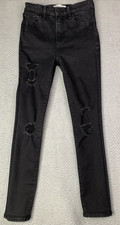 Abercrombie  Fitch Jeans Womens 25/0 Super Skinny High Rise Factory Distressed
