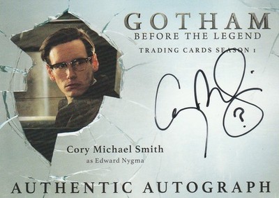 Cryptozoic Gotham Season 1 Cory Michael Smith Autograph CMS Edward Nygma