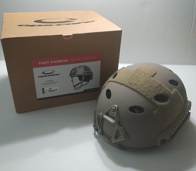 OPS-CORE FAST CARBON HELMET SYSTEM XLarge Tan Fit Band Liner With OCC Dial - New
