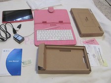 2014 Pink Android Tablet iRULU A33 Allwinner eXpro X1Plus 7" w. Keyboard