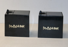 Dracula's Bank vintage coin op mechanical bank Japan set of 2 NON WORKING