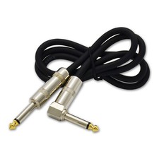 Instrument Guitar Cable 20 ft for Electric Guitar with Right Angle 1/4 Mono Plug
