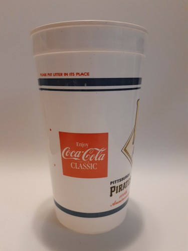 ⭐ VTG 1987 McDonald's Plastic Pittsburgh Pirates 100th Anniversary Cup Promo A11 - Picture 3 of 8