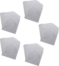  500 CDIWWF Paper CD DVD Disc Display Sleeve With Plastic Window  Flap 5 Inch