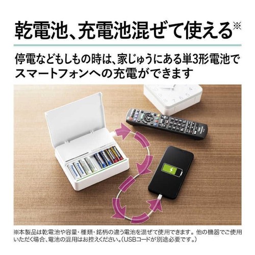 Panasonic BQ-CCA3 NiMH Battery Charger AA AAA & USB Output - Picture 4 of 6