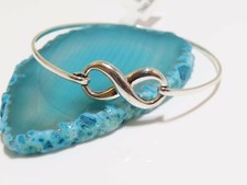 Sterling Silver Infinity Bangle