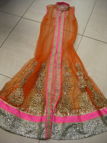 INDIAN DRESS WEDDING LENGHA BOLLYWOOD DANCE theatre costume boho 8 6 - Picture 4 of 8