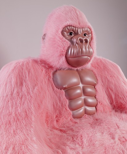 Gorilla Inflatable Luxury Sofa Furry Furniture for Lounging, Gaming, Movie Night - Picture 49 of 69