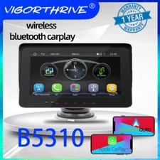 7" Bluetooth Car Stereo USB/TF MP5 Player Touch Screen Wireless Carplay Portable