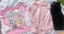 Hello Kitty Long Sleeve Girls Fall Size 7 Lot EUC