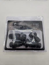 (QTY 4) Veritek Performance 14x1.5mm Factory Style Lug Nuts 1.80” Black hex