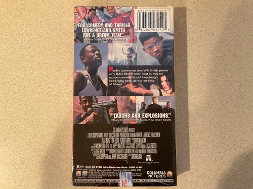 Bad Boys (VHS, 1999) Will Smith, Martin Lawrence, Tea Leoni - Sealed - Picture 2 of 5