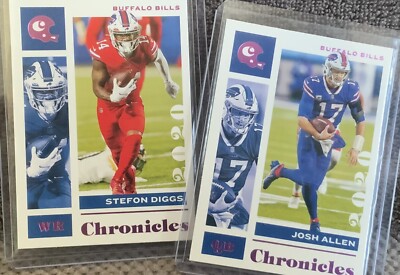 Josh Allen & Stefon Diggs 2020 Panini Chronicles - PINK Variations - PWE