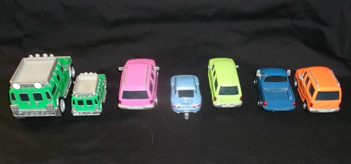 7 Disney Pixar Cars - Hank Hallsum, Deluxe T J Hummer, Charlie Cargo + 4 More - Picture 9 of 11