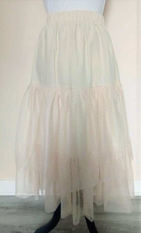 Jupes en tulle pour femme, taille haute, taille haute