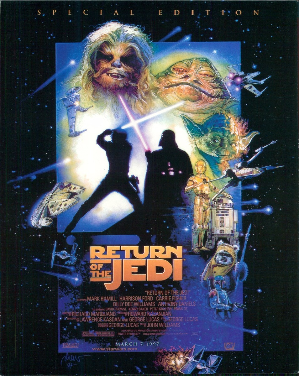 STAR WARS RETURN OF THE JEDI ポスター Amazon.com: Return of the Jedi Star Wars Movie Poster