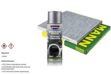 MANN-Innenraum-Filter+Presto Klima-Reiniger für Renault Megane Scenic JA0/1_
