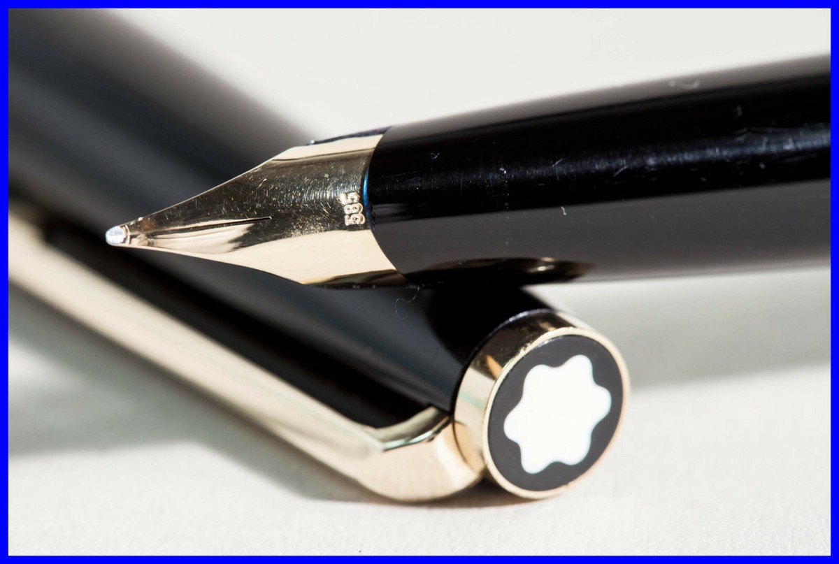1974 Montblanc 320 fountain - M 585 14K nib, PISTON FILLER | eBay