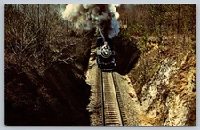 Postcard A 227, Savannah & Atlanta 750, Heading to Atlanta from Birmingham