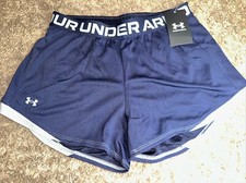 NEW Women's Under Armour UA Play Up 2.0 Shorts Navy Blue Size Small