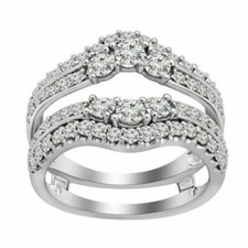 Lab-Created 3.50 Ct Round Cut White Diamond Engagement Ring 925 Sterling Silver