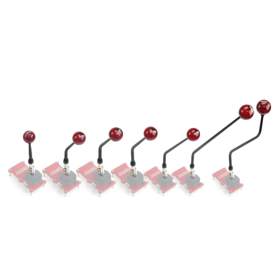 American Shifter Black 16" Single Bend TKO/Magnum Tremec Shifter Arm ASCMS16SBK - Image 3 of 4