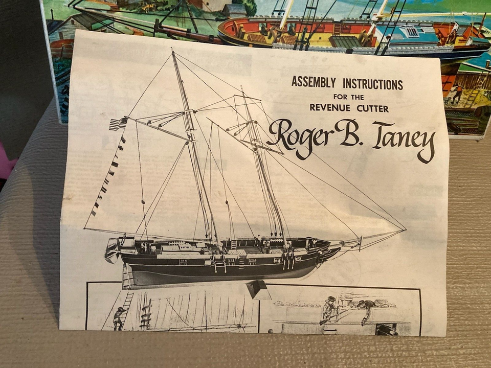 Pyro Revenue Cutter Roger B Taney Ship Model - Kit# 248 - Open!! | eBay