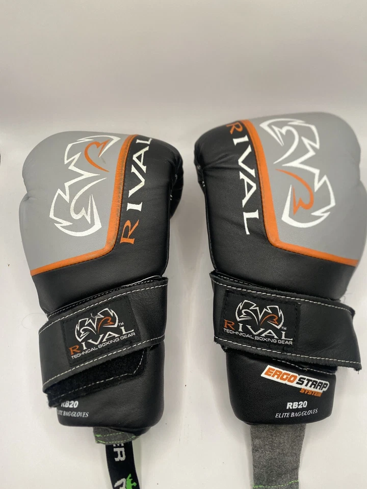 Rival RB20 Elite Bolsa Guantes Ergo Correa Sistema 12 Oz Usado  Foto 2 de 4
